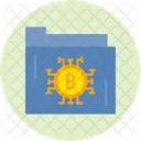 Ordner Bitcoin  Symbol