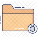 Ordner Bug Ordner Archiv Symbol