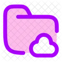 Ordner Cloud  Symbol
