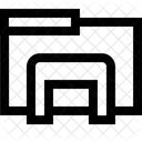 Ordner Datei Bundel Symbol