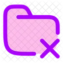 Ordner entfernen  Symbol