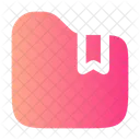 Ordner Favoriten Lesezeichen Lesezeichen Ordner Symbol