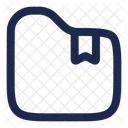 Ordner Favoriten Lesezeichen Lesezeichen Ordner Symbol