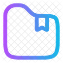 Ordner Favoriten Lesezeichen Lesezeichen Ordner Symbol