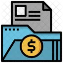 Finanzordner Dateiablage Datenablage Symbol