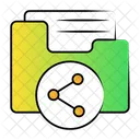 Ordner Freigeben Archiv Daten Symbol