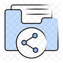 Ordner Archiv Verzeichnis Freigeben Symbol
