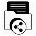 Ordner teilen  Symbol