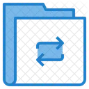 Datentransfer Transaktionsordner Freigabeordner Symbol