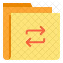 Datentransfer Transaktionsordner Freigabeordner Symbol