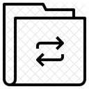 Datentransfer Transaktionsordner Freigabeordner Symbol