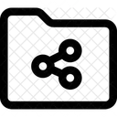 Ordner Freigeben Freigeben Ordner Symbol