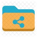 Ordner Freigeben Ordner Freigeben Teilen Symbol