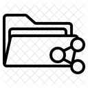 Ordner Freigeben Freigeben Ordner Symbol