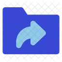 Ordner teilen  Symbol