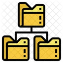 Ordner teilen  Symbol