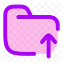 Ordner hochladen  Symbol