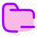 Ordner Minus  Symbol