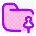 Ordner-Pin  Symbol