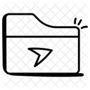 Ordner senden  Symbol
