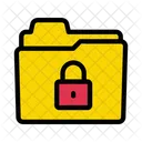 Privat Ordner Sperre Symbol