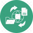 Ordnerübertragung  Symbol