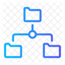 Datenbank Ordnernetzwerk Server Symbol