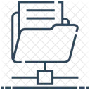 Dokument Server Netzwerk Symbol