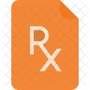 Prescription Medical Rx Icône