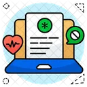 Ordonnance En Ligne Rapport Medical Rx Icône