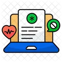 Ordonnance En Ligne Rapport Medical Rx Icône