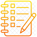 Ordre Du Jour Tache Liste De Controle Icône