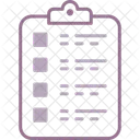 Ordre Du Jour Liste De Controle Plan Icône