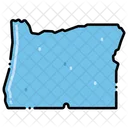Oregon States Location Icon