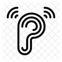 Oreille Ecoute Sensibilisation Du Public Icône