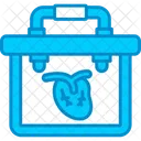 Organ Donation Container Deliver Icon