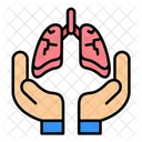 Lungs Care Organ Icon