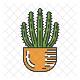 Organ Pipe Cactus In Pot  Icon