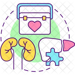 Organ transplantation  Icon
