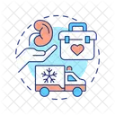 Organ transport  Icon