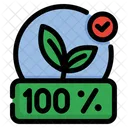 Organic Nature 100 Percent Icon