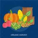 Organic Harvest Agriculture Icon