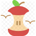 Organic Apple Core Icon