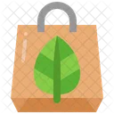 Organic Bag Shopping Commerce Icon
