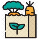 Organic Bag  Symbol