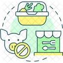 Organic Catering Green Icon