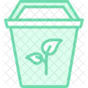 Organic Compost Building Organic Compost Icon