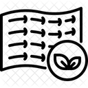 Organic Cotton Eco Friendly Fabric Textile Icon