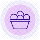 Organic Egg Basket Organic Egg Icon