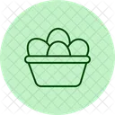 Organic Egg Basket Organic Egg Icon